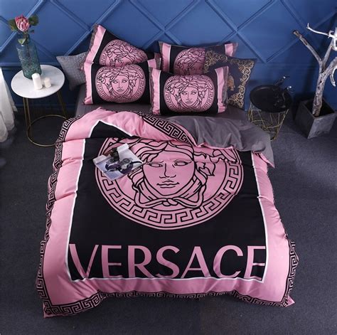 versace symbol bedding set|versace style bedroom set.